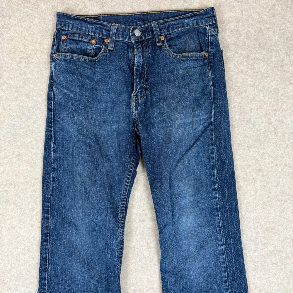 Levi's 527 Slim Bootcut Jeans 31x30 Medium Wash Denim Blue Workwear